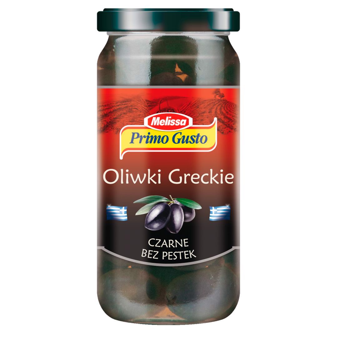 Primo Gusto Melissa Oliwki greckie czarne bez pestek 230 g