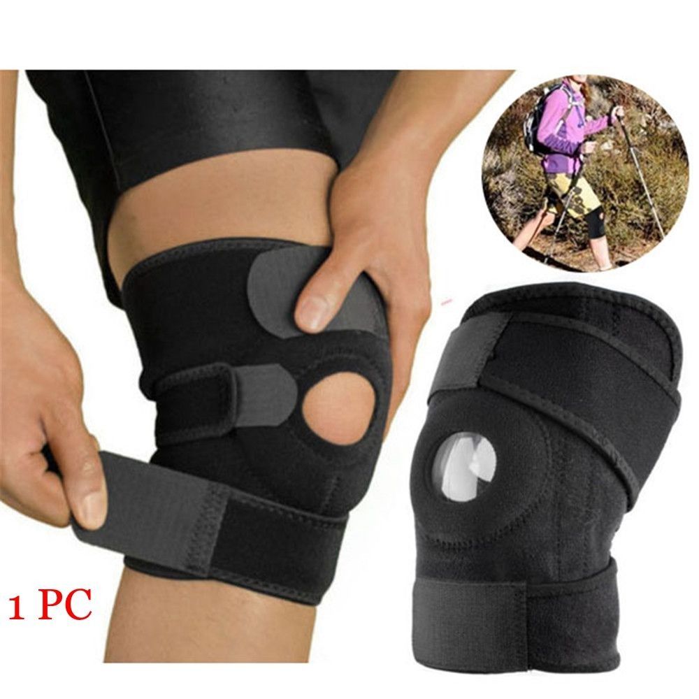 Hot Arthritis Prevent Knee Support Hiking Sports Keep Warm Wrap Brace Breathable Adjustable Adjustable for Sports