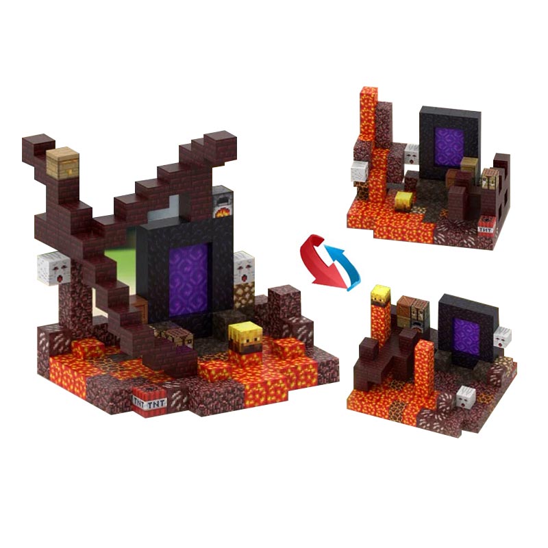 子供のための私のWorld-3D磁気ビルディングブロック,3Dピクセルレンガ,デザイナーコンストラクターセット,モンテッソーリおもちゃ,子供のためのクリスマスプレゼント