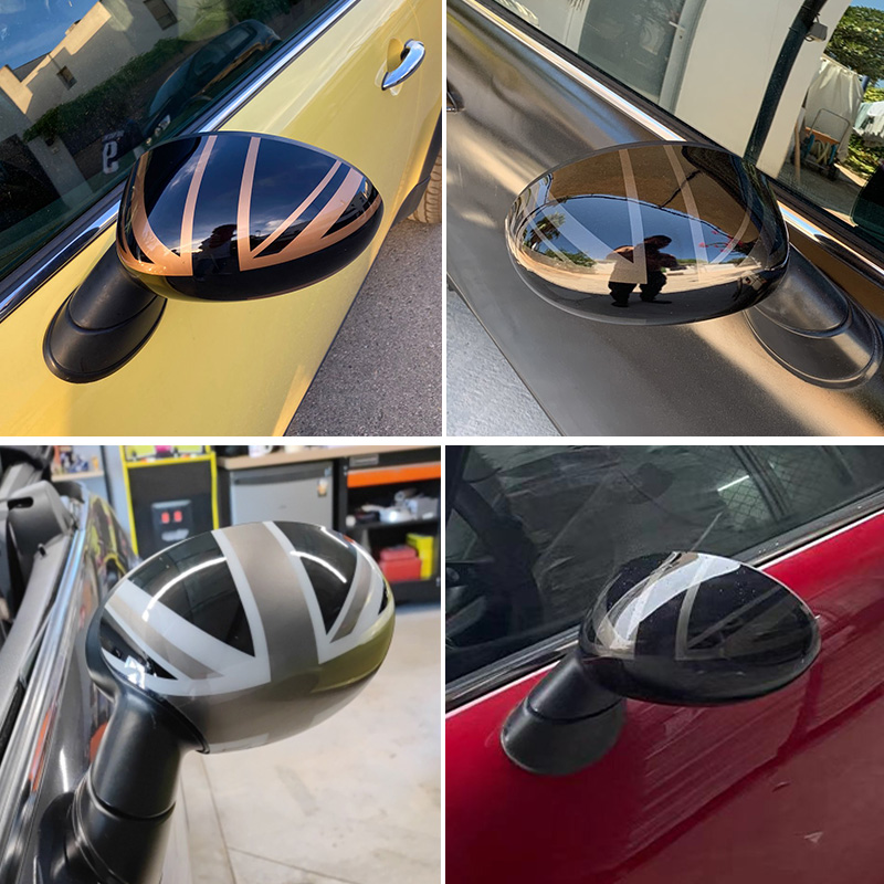 リアビュー用ミラーカバー,車の装飾用アクセサリー,ミニハッチバック,R50,r52,r53