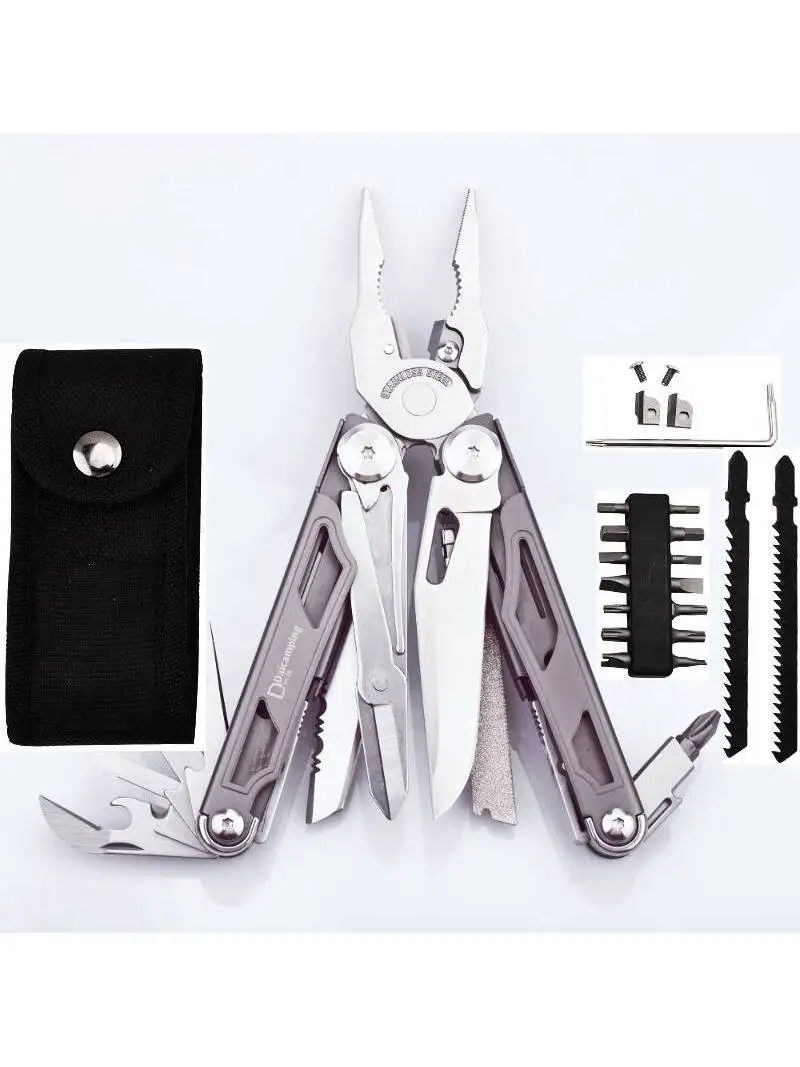 Daicamping DL30 Austauschbare Teile Multi Handwerkzeuge Set Multi-tools Klappmesser EDC Überleben Ausrüstung Manuelle Zange Multitools