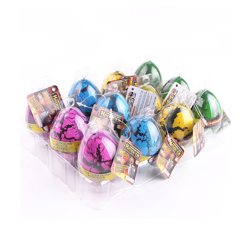 4PCS Magic Hatching ไดโนเสาร์ที่เติบโตเพิ่มน้ํา Grow ไข่สัตว์ Breeding กระบวนการการศึกษาสอนของเล่นตลกสําหรับเด็ก