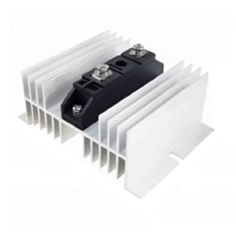 Radiador HS2098, base de módulo de relé de estado sólido de grado Industrial, disipador de calor de aleación de aluminio W95 para MTC MD MDA MDK MTC por debajo de 150A