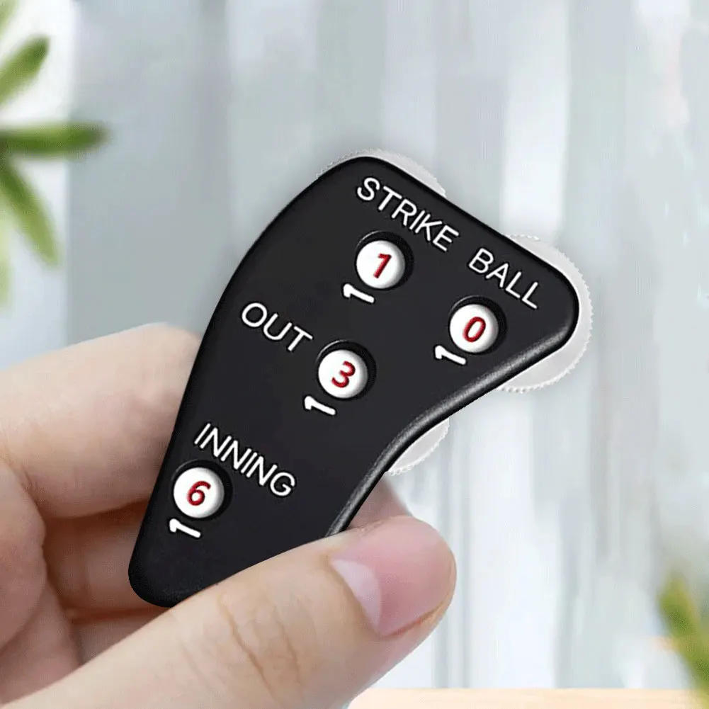 4 Rad Baseball Counter Baseball Schiedsrichter Clicker Softball Schiedsrichter Indikator für Score keeper Aufnahme Outs & Innings Bälle