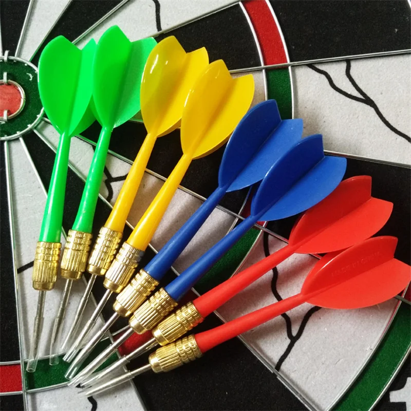 8 Pieces Professional 6 Grams  Tip Darts Set with Extra Plastic Tips for Electronic Dartboard Accessories