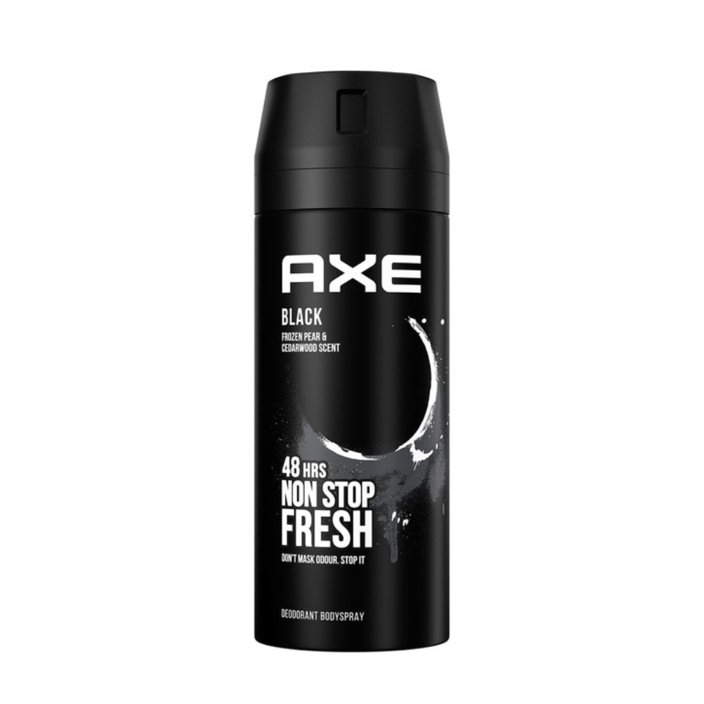 Pack 6x150ml - AX Desodorizante Masculino BLACK Spray 48h