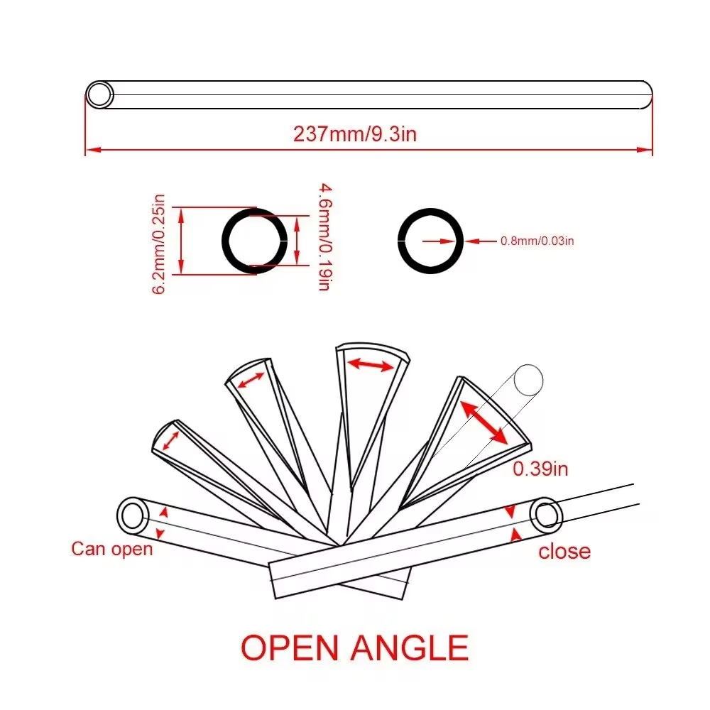72 stuks motorfiets wiel spaakbeschermer wraps velgen huid trim covers pijp voor motorcross fiets coole accessoires