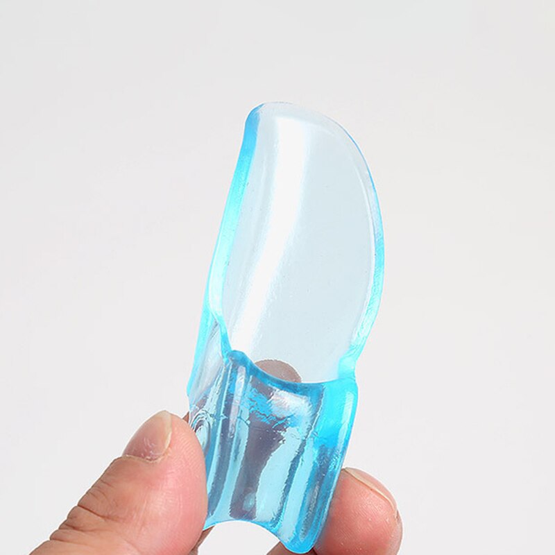 อุปกรณ์แยกนิ้วเท้าทำจากซิลิโคน2ชิ้นสำหรับอุปกรณ์ทำเล็บกระดูกนิ้วเท้าปลอกนิ้วเท้าที่แยกนิ้วเท้าสำหรับนิ้วหัวแม่เท้าขนาดใหญ่