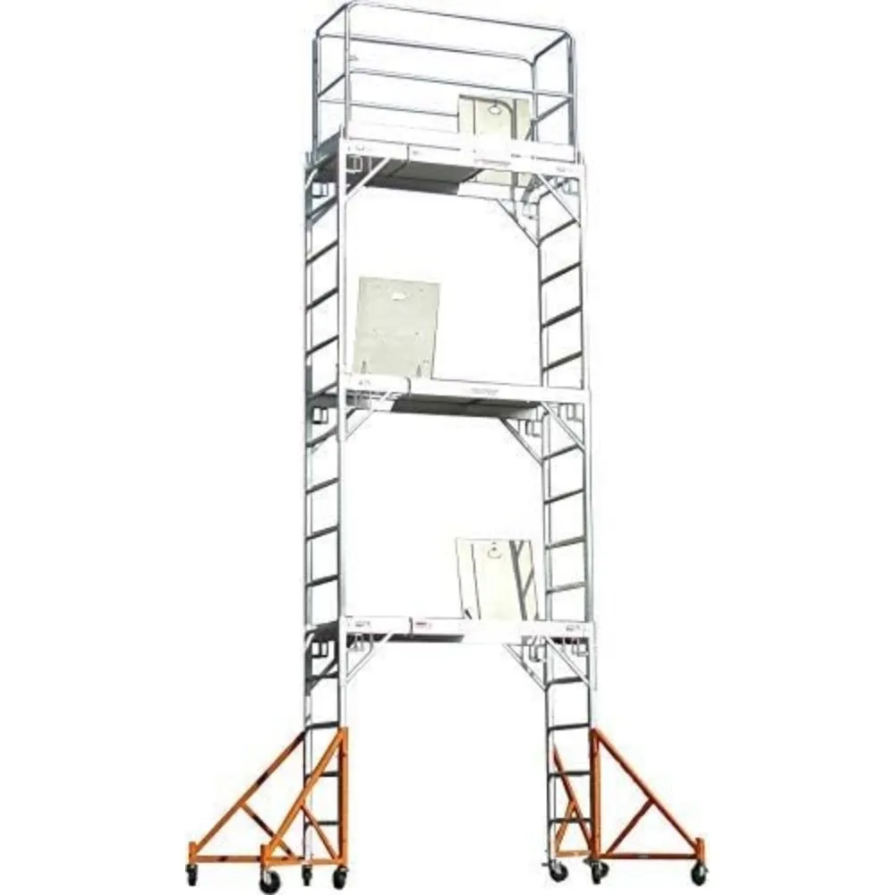Scaffold 33" Steel Swivel Outrigger for 18' Baker-Style Scaffold - Set of 4