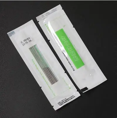 送料無料鍼針 500 個使い捨て滅菌針チューブマッサージャー中国鍼針