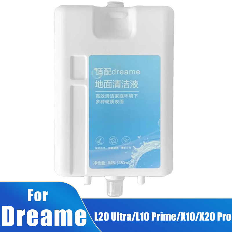Cleaning Liquid For Dreame L20 Ultra/L10 Prime/X10/X20 Pro Plus Vacuum Cleaner, 450ML Detergent Cleaning Solution Replacement