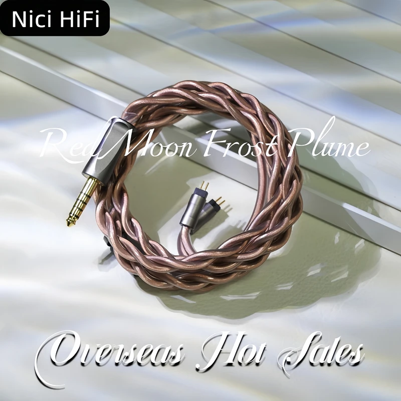 Cable de extensión para auriculares internos Nici HiFi-20 con MMCX equilibrado de 2,5/3,5/4,4mm/2 pines N5005 iE900 IE600 para Delci Explorer