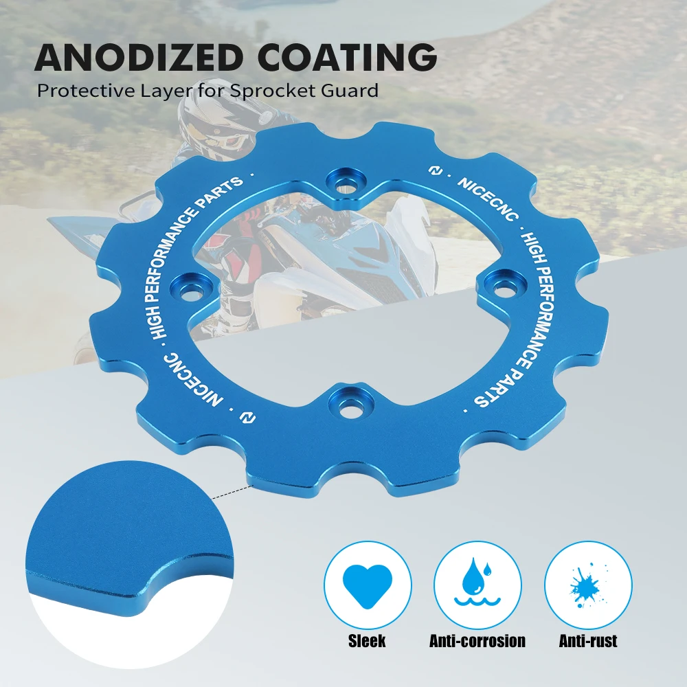 NICECNC ATV Dual Sprocket Guard Chain Protector สําหรับ Yamaha Raptor 700R YFM700R 2012-2024 Raptor 700 YFM700R 2006-2023