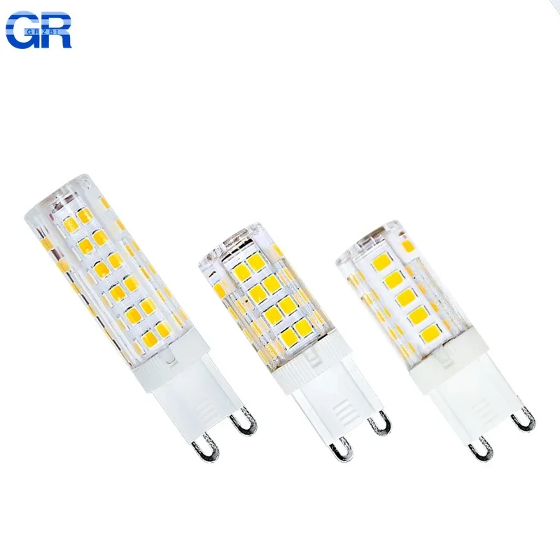 1-10pcs G9 LED Lamp Bulb AC 220V 3W 5W 9W 2835 SMD Ceramic Bombillas Led Light for Chandelier Spotlight Replace Halogen Lamp