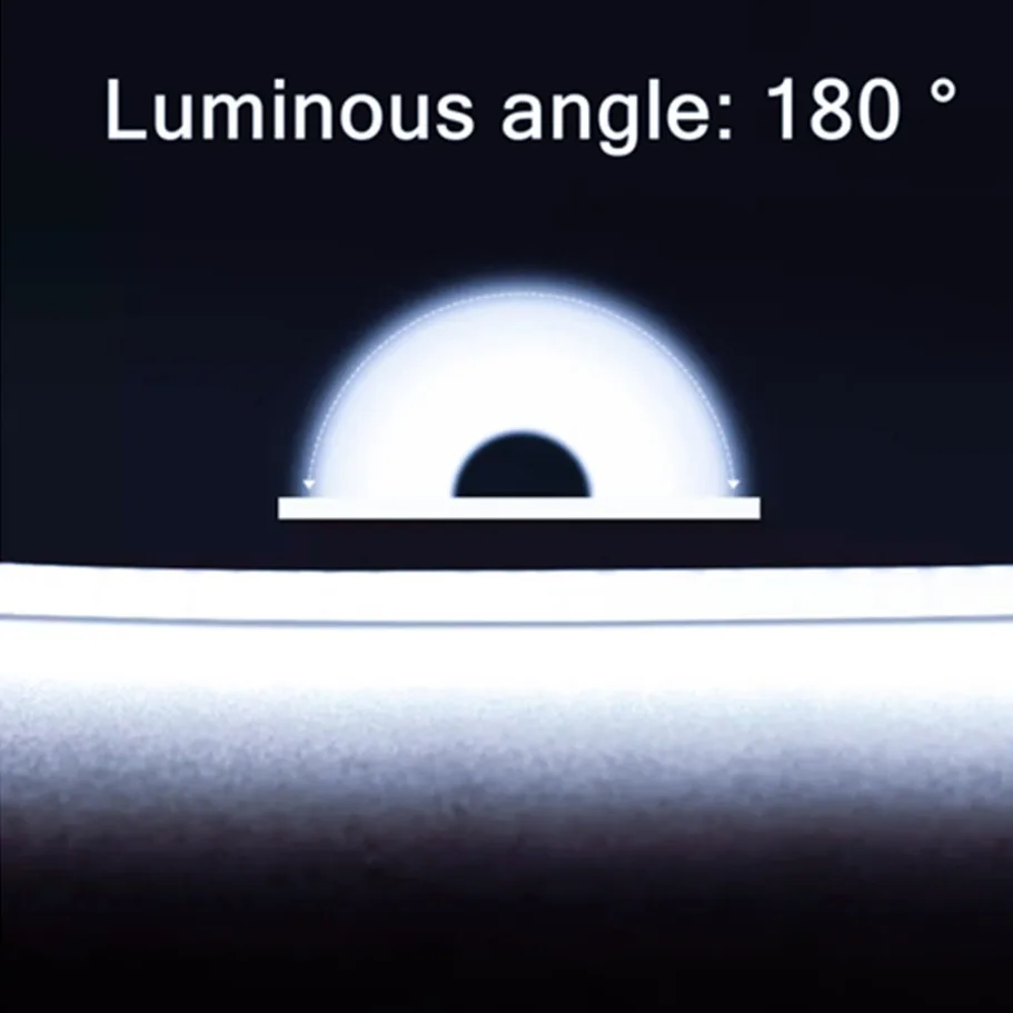 3mm Ultra Thin 12V Colorful COB LED Strip Dimmable 3000K 4000K 6000K High Density Flexible Light 400LEDs For DIY Home Decor Lamp