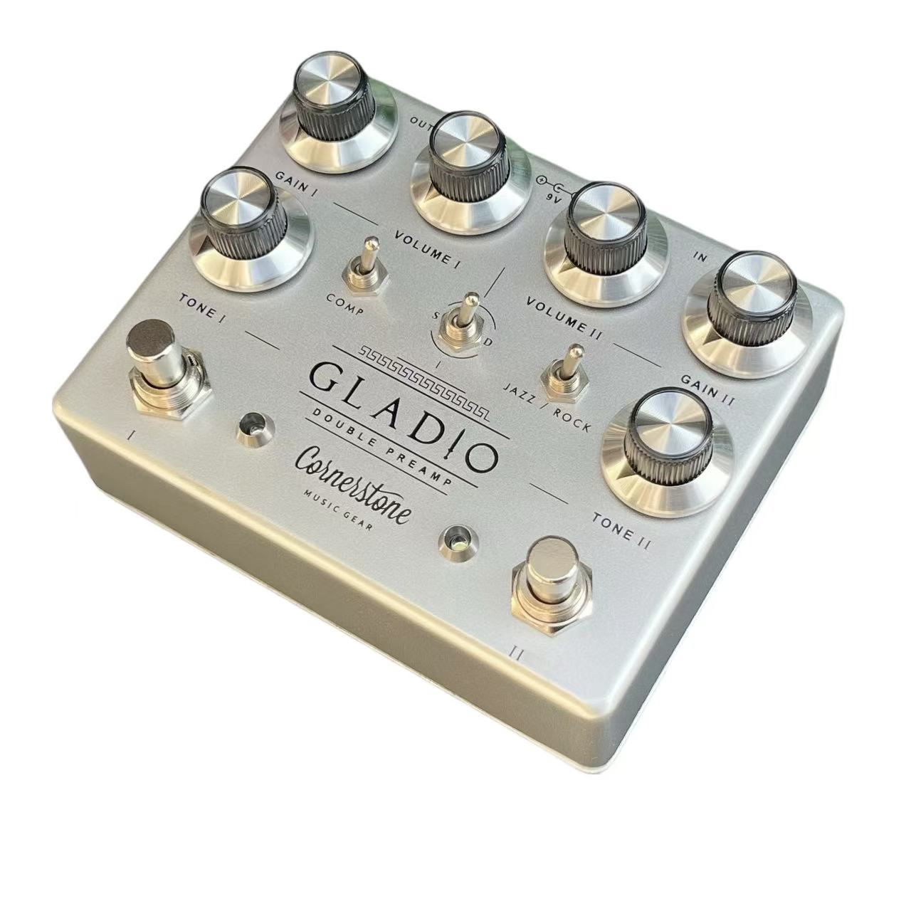 BIG MAN GLADIO Pedal de efecto de guitarra distorsión Overdrive preamplificador Overdrive Dual con True Bypass nuevo 1:1