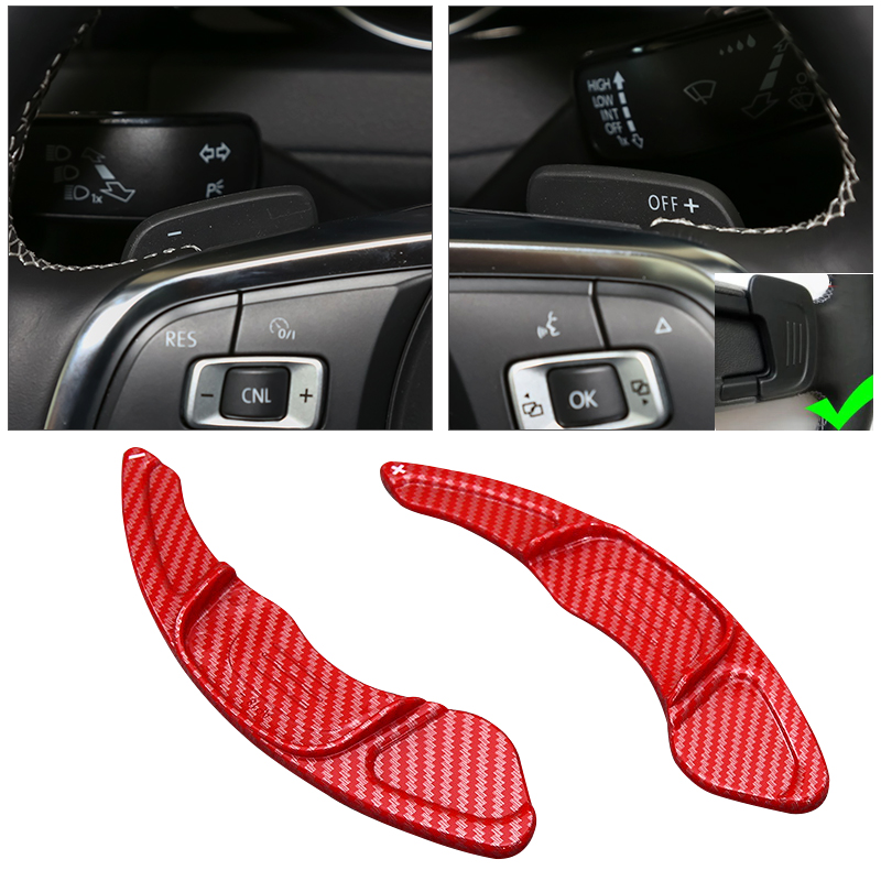 車のステアリングホイールパドル延長 DSG アシスト VW ゴルフポロ GTI R Rline MK7 MK7.5 シロッコフォルクスワーゲン車 Accessoriy