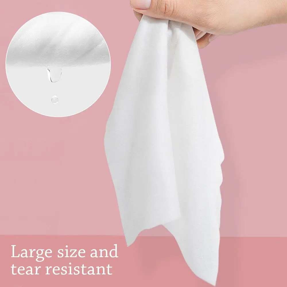 50 pçs toalhetes molhados do bebê moda desinfecção limpeza das mãos papel úmido tecido não tecido tecido portátil saco de limpeza molhada