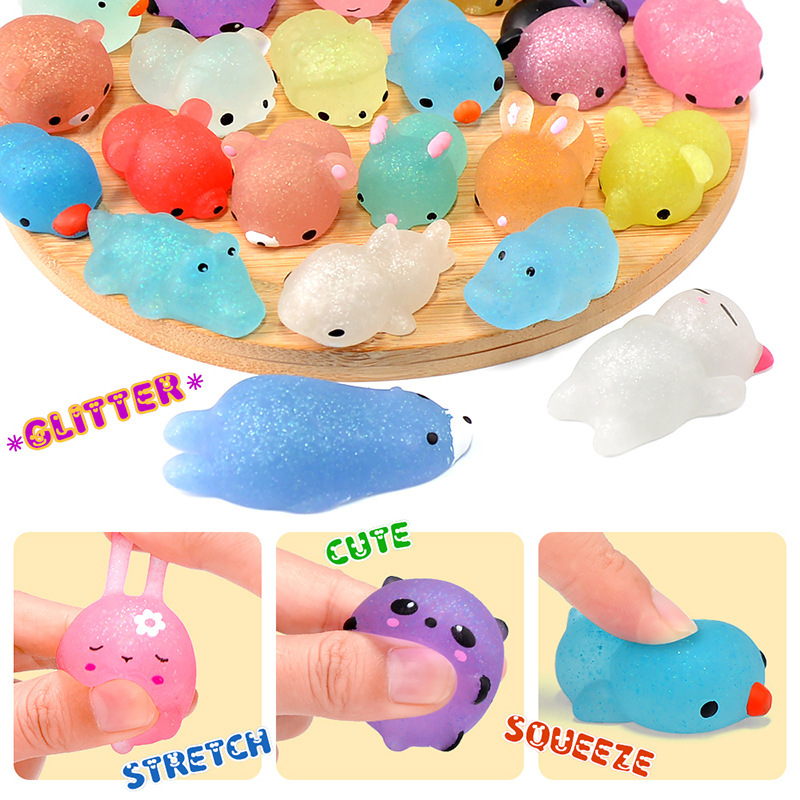 Novo mochi squishies kawaii anima brinquedos mole para crianças antiestresse bola squeeze festa favores alívio do estresse brinquedos para aniversário