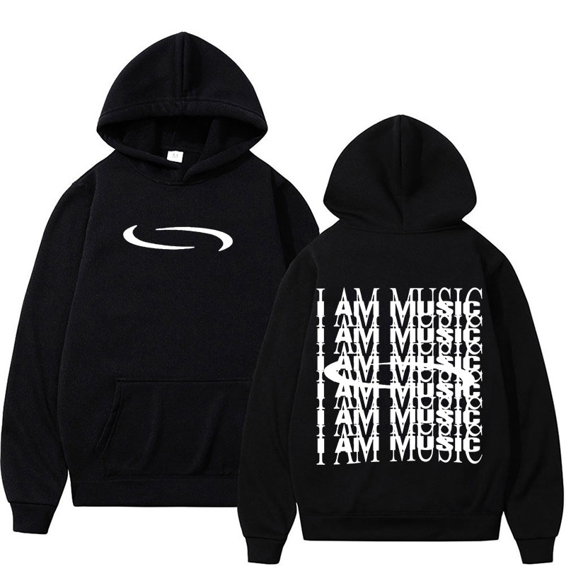 Retro Washed Playboi Carti I AM MUSIC 로고 까마귀 Opium Ken Carson Narcissist Tour Antagonist 랩 스웨트 남성 Oversize Hoody