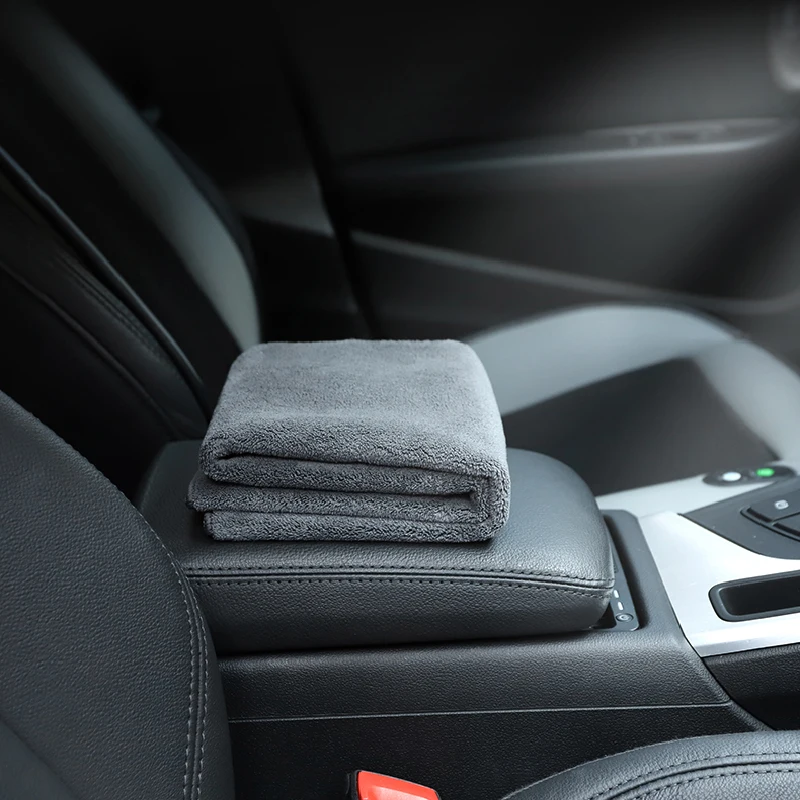 1PCS Car Wash Towel Emblem Cotton Drying Cloth Soft Clean Cloth Accessories For Audi Q5 S4 A5 C6 S5 A4 2024 Quattro 2023 2022 B8