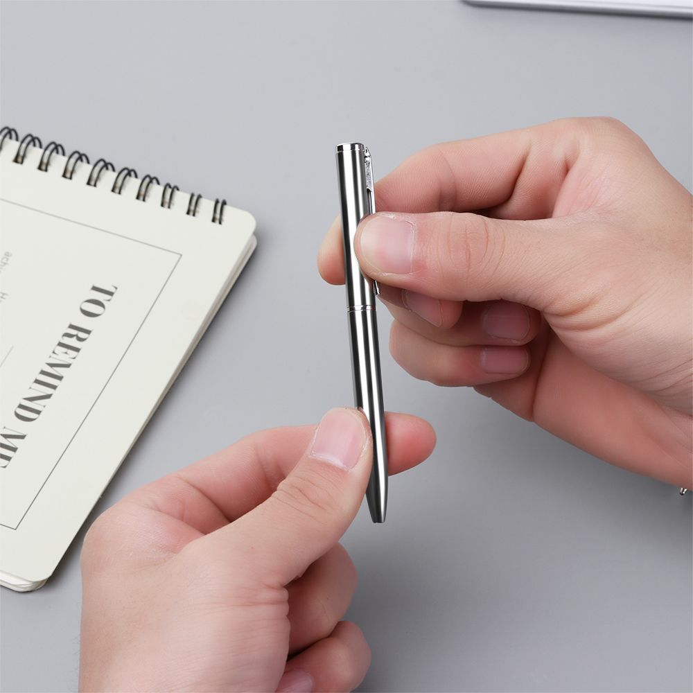 1 шт. мини-портативная металлическая шариковая ручка на воде, несколько цветных стержней, ручка для подписи, рекламная ручка, офисные школьные принадлежности