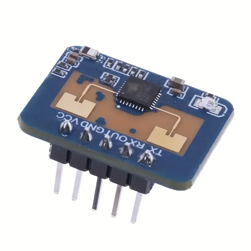 Ld2410c 24ghz sensor de presença humana fmcw onda radar módulo indução corpo sensores detecção batimento cardíaco alta precisão