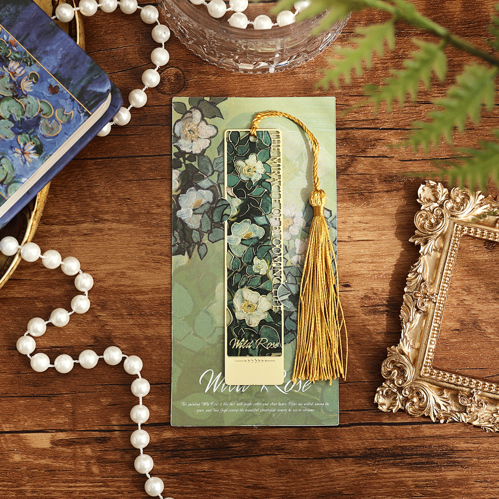 Segnalibro in metallo cavo, design girasole/iride/rosa, regalo elegante per gli amanti dei libri, lettori e scrittori