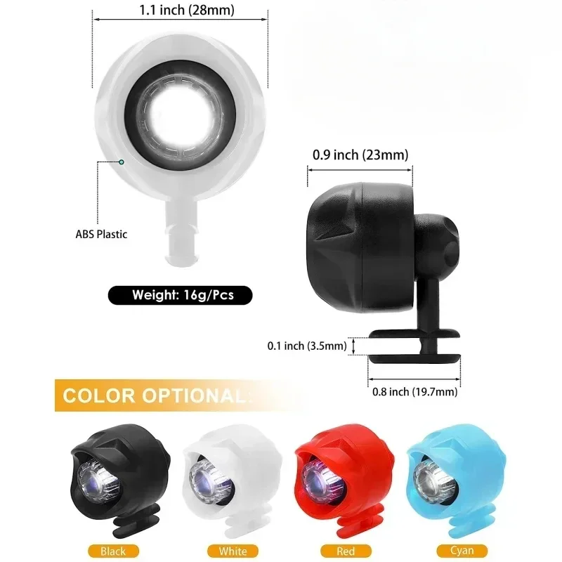 2 PC ไฟหน้าสําหรับ Croc ไฟขนาดเล็กโหมดรองเท้า Charms Clog รองเท้าแตะรองเท้าตกแต่ง Running Camping ตลกรองเท้าอุปกรณ์เสริม
