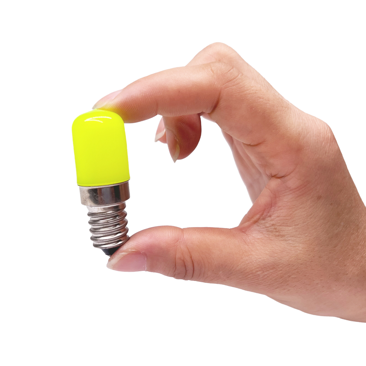 Mini E12 E14 T18 Glühbirne Kühlschrank Licht PC Abdeckung AC 110V 220V Gefrierschrank Glühbirne 2W Glühbirne Rot Grün Blau Gelb Kalt/Warmweiß