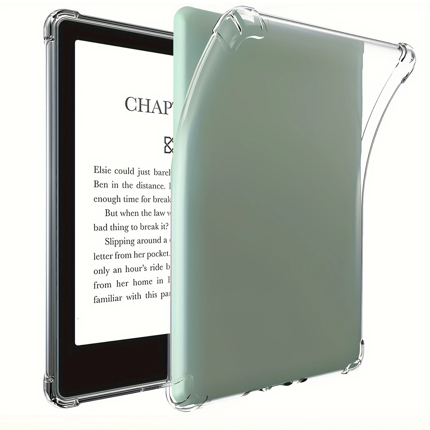 Clear Case for Kindle Paperwhite 5 4 3 2 1, for Kindle 11th/10th Generation, TPU Back Cover, Ultra Slim TPU Soft Cover