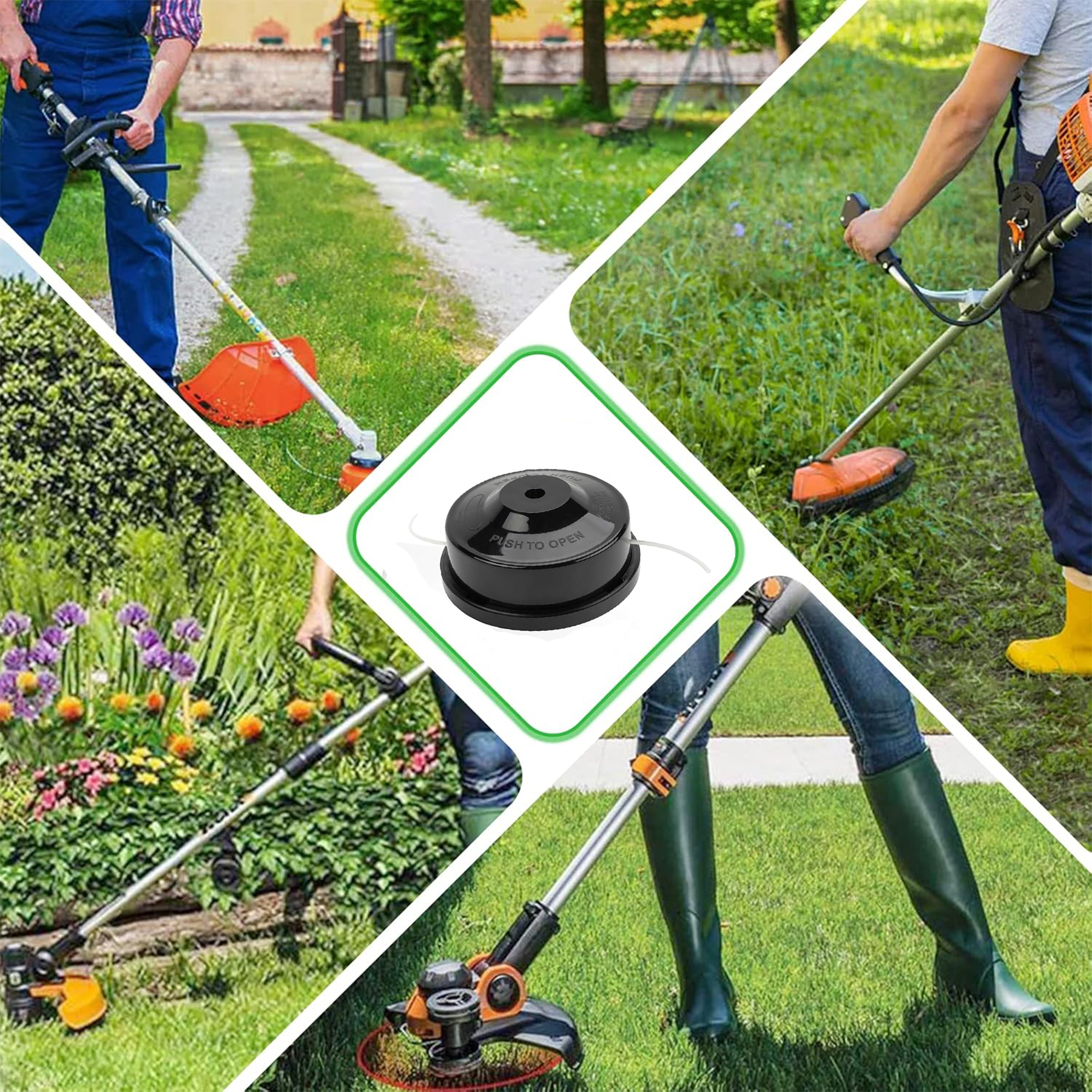 T TOVIA 가솔린 브러시 커터용 일반 가정용 라인 트리머 헤드