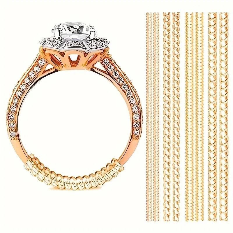 Universal Ring Adjuster - Invisible Anti-Slip No Damage Ring Sizer for All Ring Sizes Jewelry