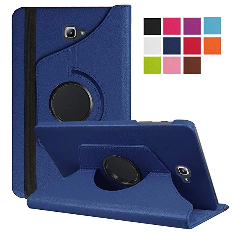 Para Samsung Galaxy Tab A 10,1 2016 SM-T580 T585 soporte giratorio de 360 grados Funda protectora para tableta Funda Coque