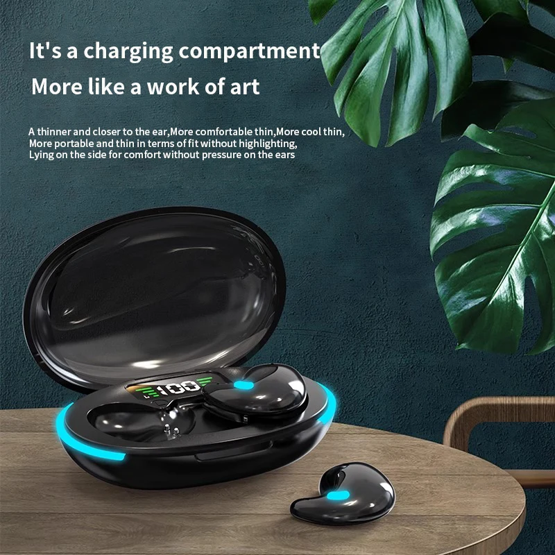 TWS Earbuds Earphones Earhooks Headphones, Headset Sem Fio, Fones De Ouvido, Fones De Ouvido Bluetooth 5.49 Sem Fio Originais, Esporte Fones De Ouvido com Microfone, Fones De Ouvido Estéreo Hi Fi à Prova D 'Água, OWS