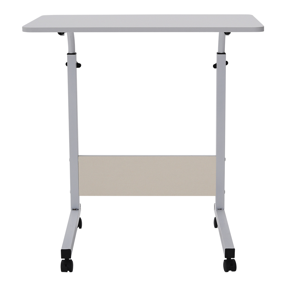 Height Adjustable Mobile Table Overbed Desk with Wheels Laptop Tray Stand,60cmWx 40cmDx 87cmH