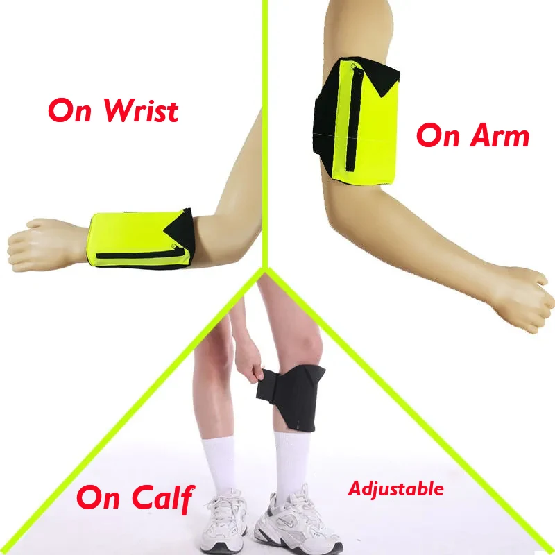 Противоударный рюкзак для ног для бега и езды на велосипеде, легкий спортивный держатель для телефона, сумка на руку/бедро, безопасная поясная сумка для фитнеса на открытом воздухе