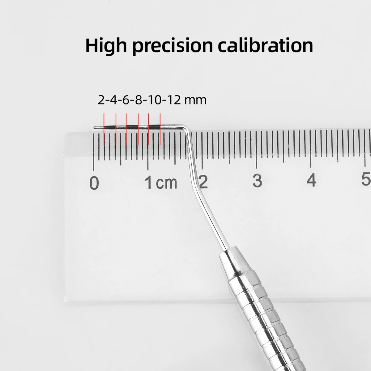 1PC Dental Parodontale Sonde mit Skala Edelstahl Instrument Werkzeug Endodontie Ausrüstung Sonde 1/2/3/4/5/6/7/8 #   Länge 16 cm