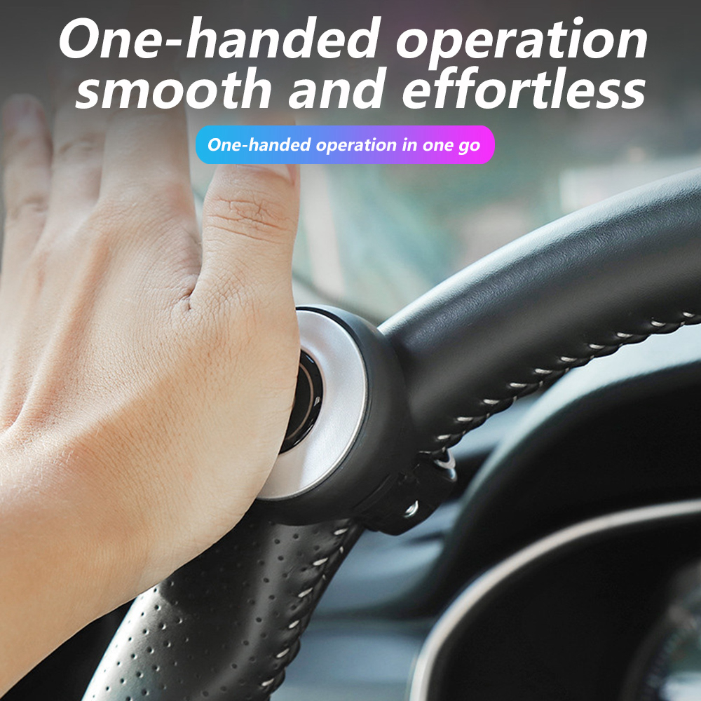 Universal Car Turning Steering Wheel Booster Spinner Knob 360 Degree Rotation Bearing Power Handle Ball Shaped Help Accessories