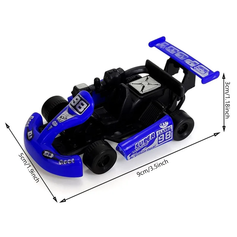 Детская игрушка случайных цветов, мини-Картинг, гоночная модель автомобиля, игрушки