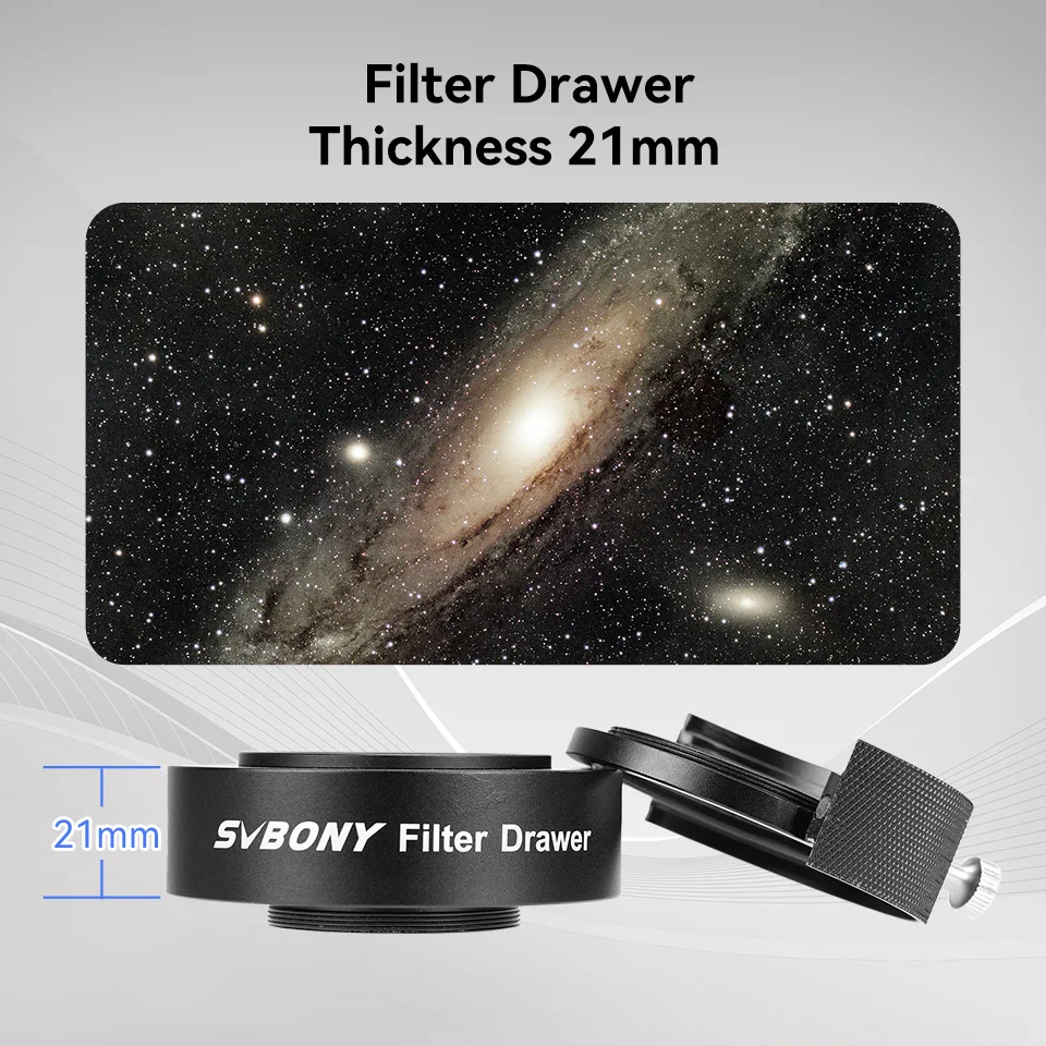 Svbony SV226 Filter Drawer Integrated Molding Nti-Light-Leaking Design with Holder for Filter Mounted Deep Sky Photography