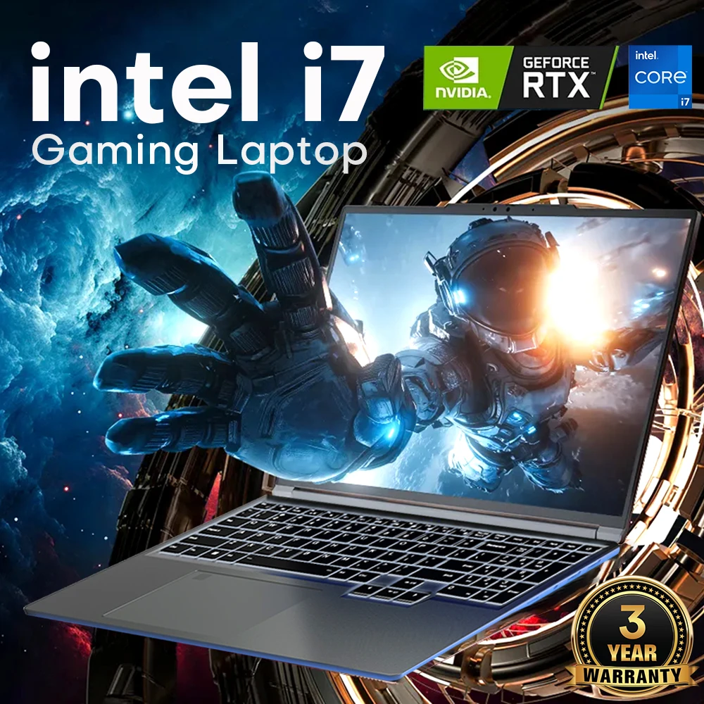 Xiaman 16 "ordenador portátil para juegos Intel Core i7 6700HQ NVIDIA GTX 1060 Win11 Pro Gamer PC 16GB DDR4 1TB SSD IPS Notebook ordenador portátiles