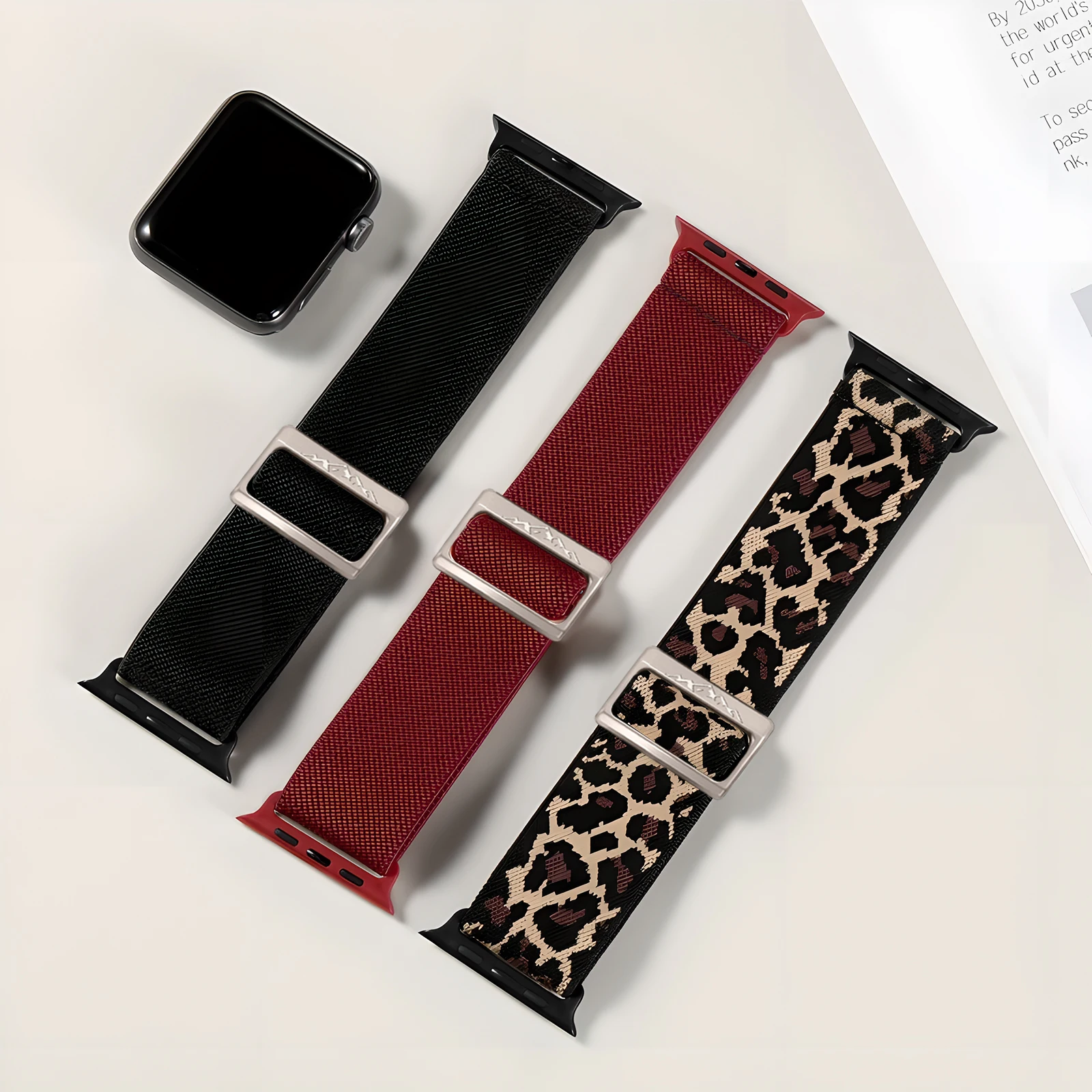 Pulseira de nylon para apple watch band iwatch série 9 8 7 se ultra 2 pulseira 44mm 45mm 49mm 40mm 41mm correa acessórios de pulseira