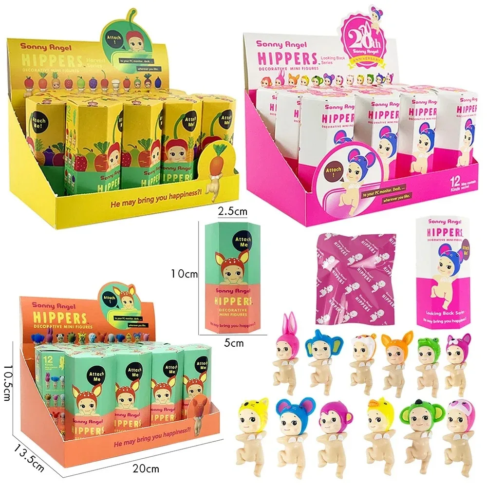 36 รูปแบบ Angel Blind Box Harvest Series ผลไม้และผักอะนิเมะตัวเลขเครื่องประดับตุ๊กตาแฟนเด็กคริสต์มาสของขวัญ