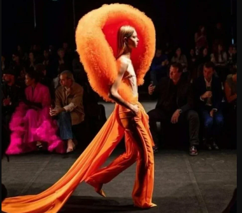 Pasarela espectáculo, desfile de belleza fiesta boda tul chal envolturas capa color personalizado