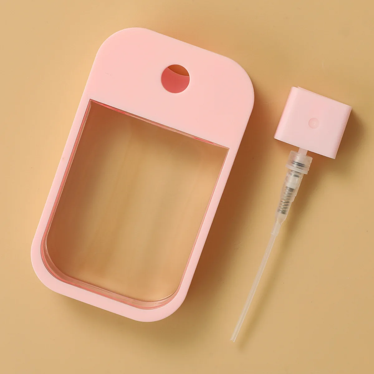 새로운 45ml 토너 디스펜서 재사용 가능한 휴대용 충전 향수병 미니 카드 스프레이 병 여행 메이크업 프레스 병