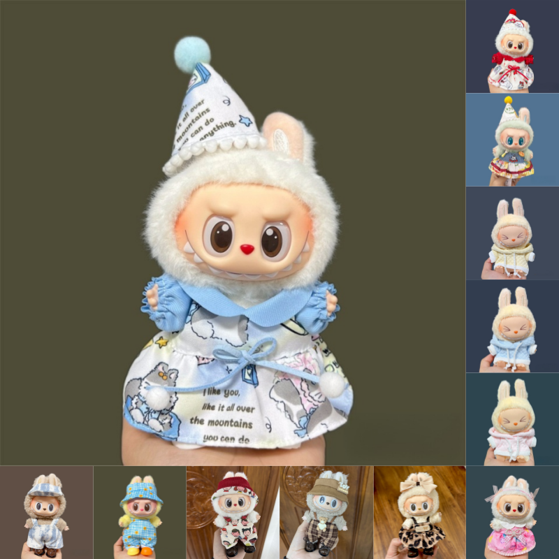 Новинка 2025, мини-плюшевая кукла, одежда, аксессуары для одежды для кукол Labubu V1 V2, аксессуары, подарок «сделай сам»