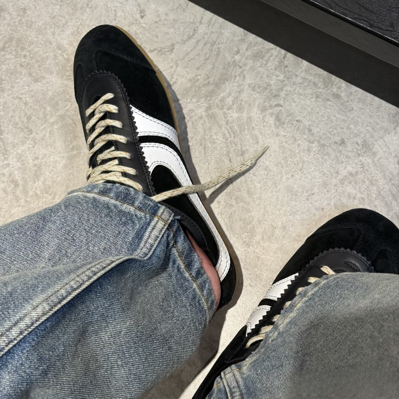 Forrest gump sapatos femininos 2025 quatro estações de couro genuíno tênis feminino plana casual retro alemão sapatos de treinamento