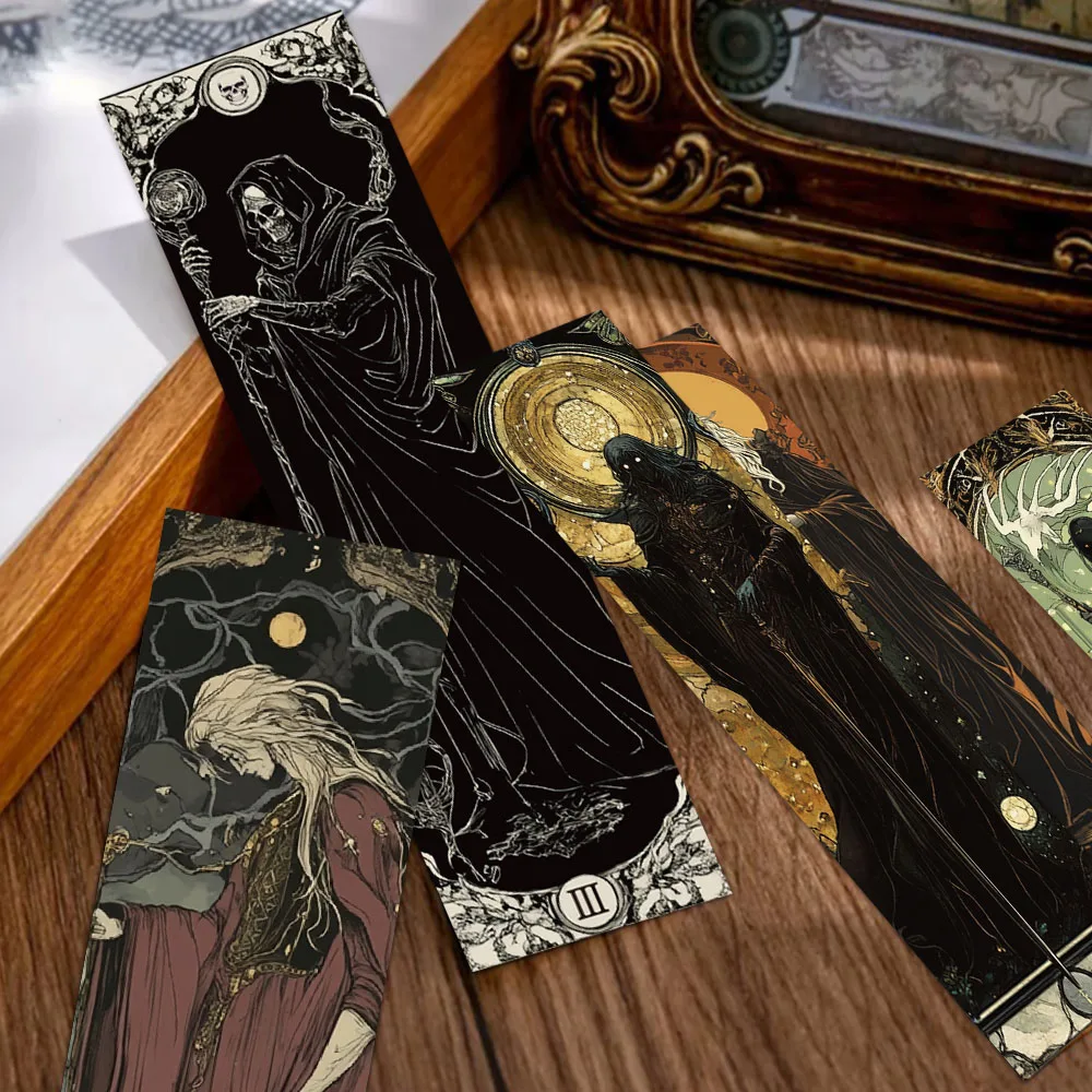 30/60PCS Creative Gothic สไตล์ Dark Wizard บุ๊คมาร์คความงามการ์ด Creative อ่านหนังสือหมวดหมู่ Annotated DIY บุ๊คมาร์ค