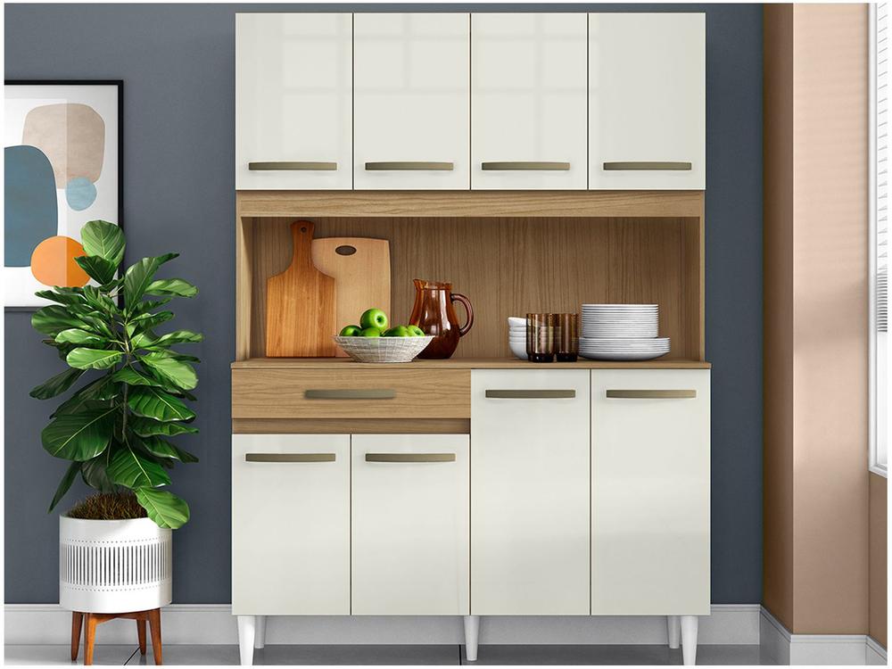 Cozinha Compacta Aramóveis Cleo 8 Portas